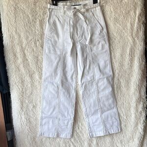 Hudson Jeans White Wide Leg Pants